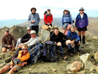 Mt. Sutton summit, 2007m