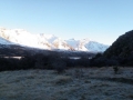 Sunrise on Livingstone Mountains