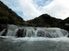 Snow-melt over the waterfall