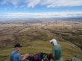 View from the top towards Central Otago