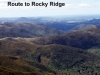 Looking back on the Route to Rocky Ridge