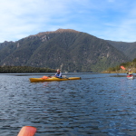 Kayakers on the lake