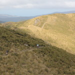 Climbing up towards The Gap