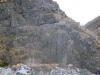 Greta Stream rock face