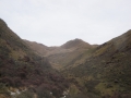 Route down from the saddle