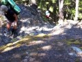 Climbing up to the lookout