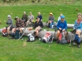 Sitting in the 'stalls' for smoko
