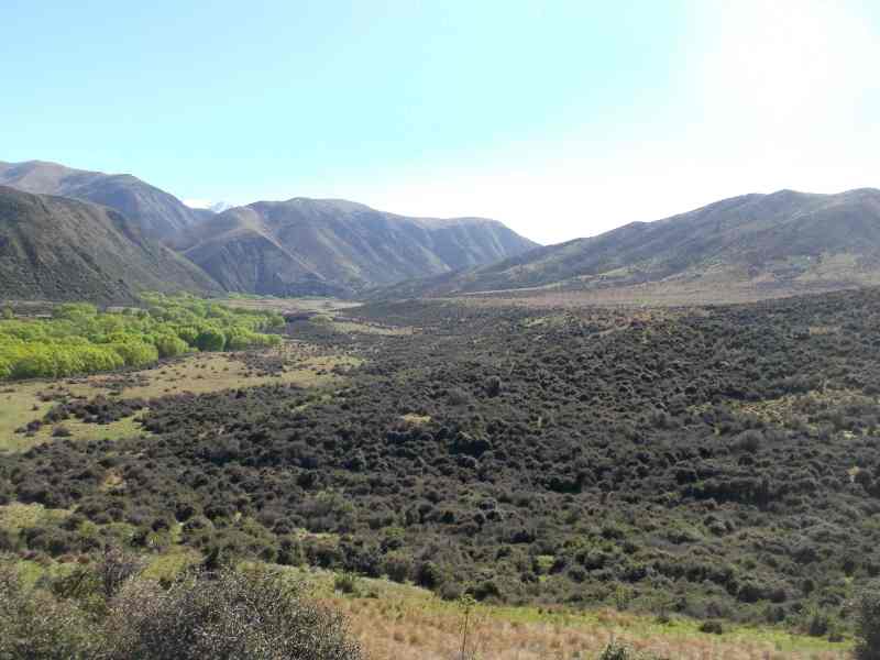 Valley after crossing stream