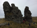 Solitary rocky outcrop
