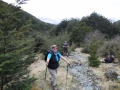 Karyl at top of Glacier Burn Track