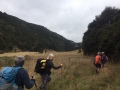 Heading west from hut