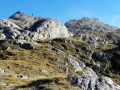 Joe shows the scale of landscape