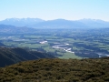 Looking towards Mt Hutt and Mt Somers