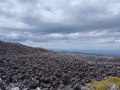 Lava field below Siberia peak