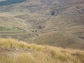 Looking back down the first climb