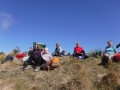 Lunch at beginning of Easement Track