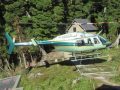 Helicopter drops in