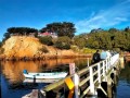Disembarking at Quarantine Island