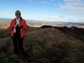 Wed Wanderer with Taiaroa  Heads  and Palmerston in background